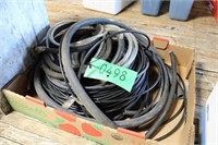 Box Full of Air Line Hose, Gas Hose & Misc Rubber