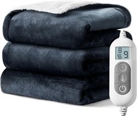 Heated Throw Blanket with 1-9 hrs Timer Auto-Off