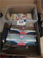 Lot of Chicago Cubs season ticket stubs