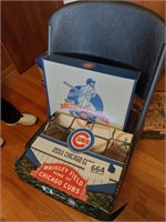 Chicago Cubs boxes, empty
