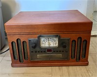 Modern Vintage-looking Radio Record Player OFFSITE
