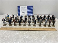 Eisner The First 35 Presidents Miniature Figures
