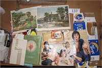 vintage paper ephemera items