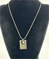 925 Silver "Do the Impossible" Necklace