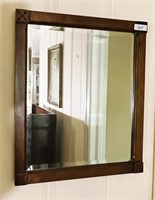 Beveled glass mirror