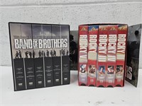 Rocky 1-5 & Band of Brothers VHS