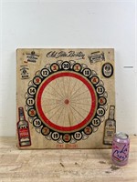 Wooden dart board