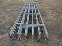 (10) New 6 Bar x 20' Continuous Fence Panels