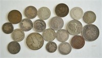 Lot of 20 Silver and Collectible Coins