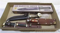 (5) Various Sheath Knives – Buffalo Bill