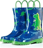 Puddle Play Rubber Rain Boots Toddler Size 12