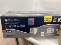 Member's Mark 92 Ct Total Protection Underwear