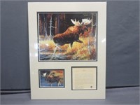 Limited Edition Moose Print 11x14" Matted
