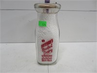 Bateson's Dairy milk bottle, Wingham, half pint