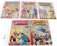 1964 DC ADVENTURE COMICS ISSUES 322 & 324-327 -(5)