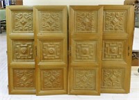 Mythic Beast Carved Oak Cabinet Doors.