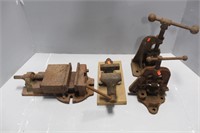 VISE LOT - DRILL PRESS VICE, PIPE VICES, BENCH VIE