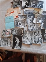 Vintage 1959 post cards from frace total of 23