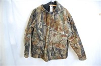 Real Tree Camo Coat W/ Hood- Size XL