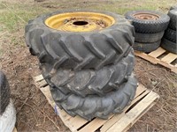 (3) SWATHER TIRES ON RIMS