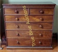 Wooden Dresser With 6 Drawers