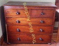 5 Drawer Wooden Dresser