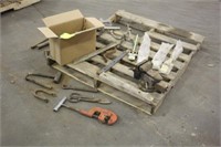 Assorted Tools & 5" Vise