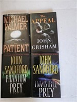 4 Hardcover books