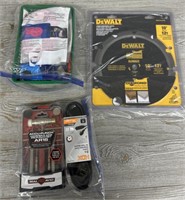 Assortment Of Tools, Sawblade, Cord & Punch