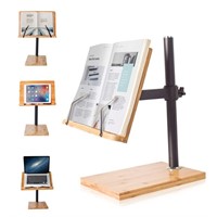 Book Stand Height Adjustable Large Size, wishacc B