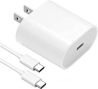 White 20W USB C Fast Charger for iPad Pro 12.9/11