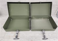 (2) Military Jeep Storage Boxes