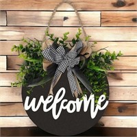 New Farmhouse Welcome Sign Wreath Welcome sign
