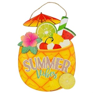 New Summer Beverage Decorative Wall Signs, 12x10