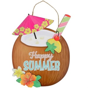 New Summer Beverage Decorative Wall Signs, 12x10