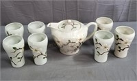 Orchard Ware White Dogwood Drink Set