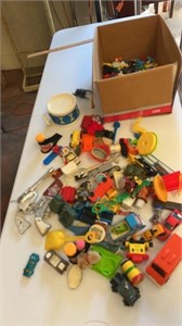 Box Full of Vintage Toys