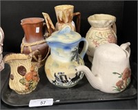 6 Decorative Ceramic Pitchers.