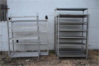 Stainless Steel Shelving Units- 4 Ct