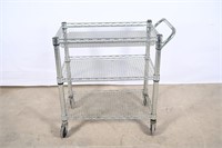 Seville Classics Stainless 3-Tiered Mobile Cart