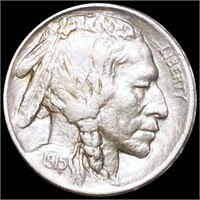 1915-D Buffalo Head Nickel NEARLY UNC