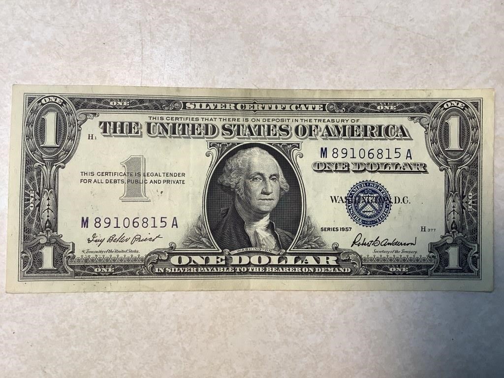 1 Dollar Silver Certificate, Series 1957