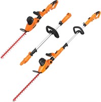 2 in 1 Hedge Trimmer Corded Pole