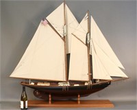Model of Fishing Schooner “Benjamin W. Latham”