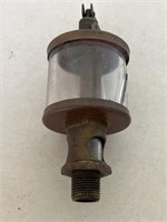 Oil Lubricator, Made in Detroit, Cracked glass