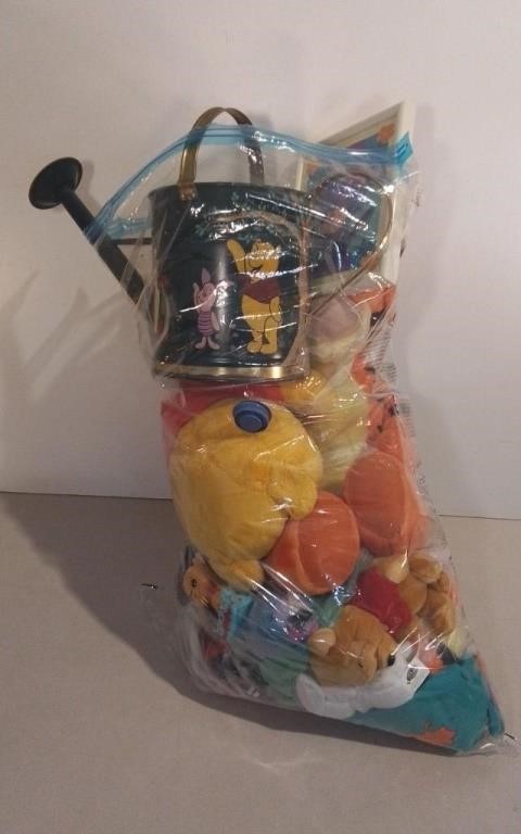 Large Bag Of Winnie The Pooh Collectibles