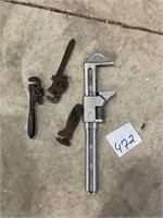 Aluminum pipe, wrench and others
