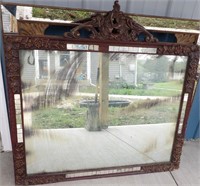 Large Vintage Heavy Mirror