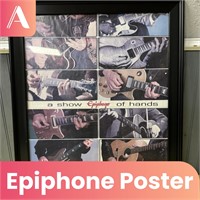 Framed Epiphone Poster