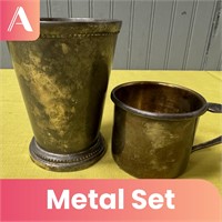 Vintage Metalware Set